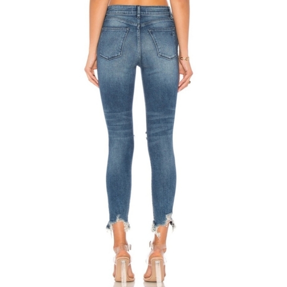 DL1961 Farrow Ankle Instaslim High Rise Skinny Jean Distressed Raw Hem 24 - Picture 6 of 11